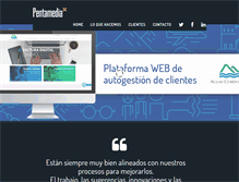 Tablet Screenshot of pentamedia.com.ar